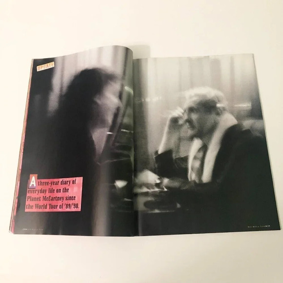 1993  Paul McCartney New World Tour Concert Program Tour Book Beatles - Picture 13 of 16